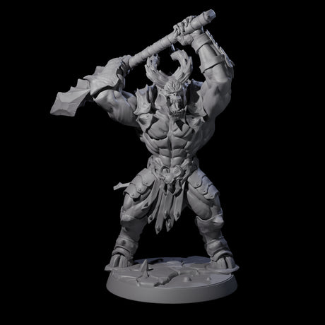 Demonic Ravager E Miniature for Dungeons and Dragons, Pathfinder or other TTRPGs