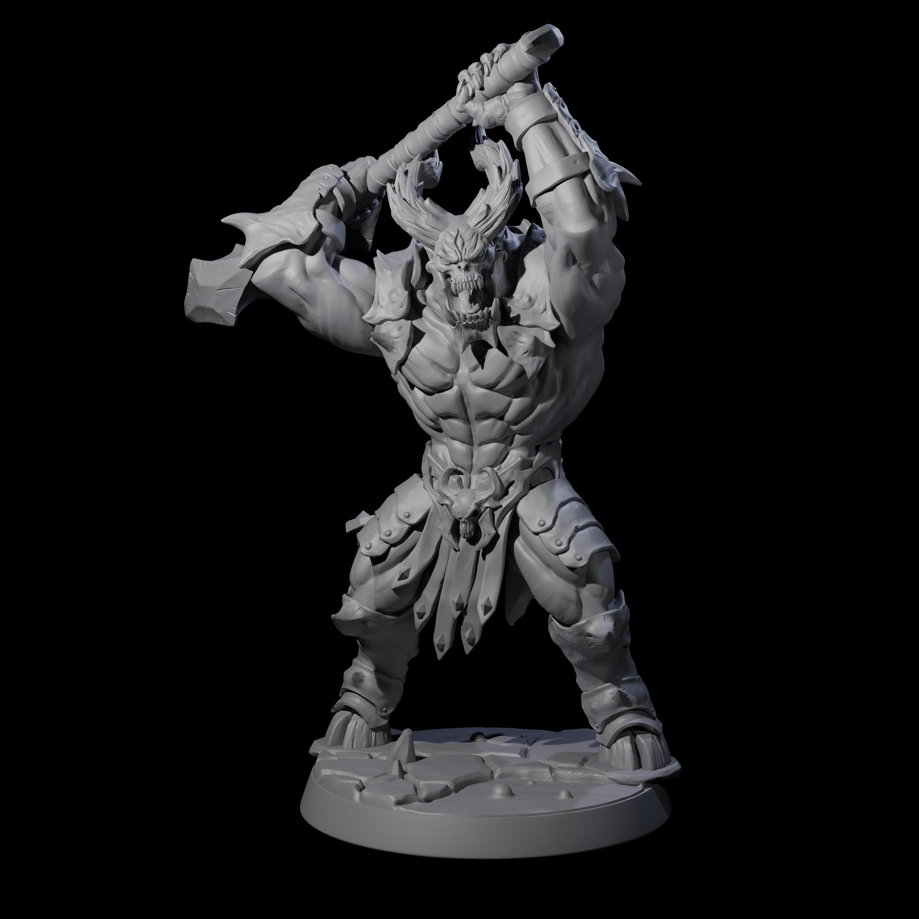 Demonic Ravager E Miniature for Dungeons and Dragons, Pathfinder or other TTRPGs