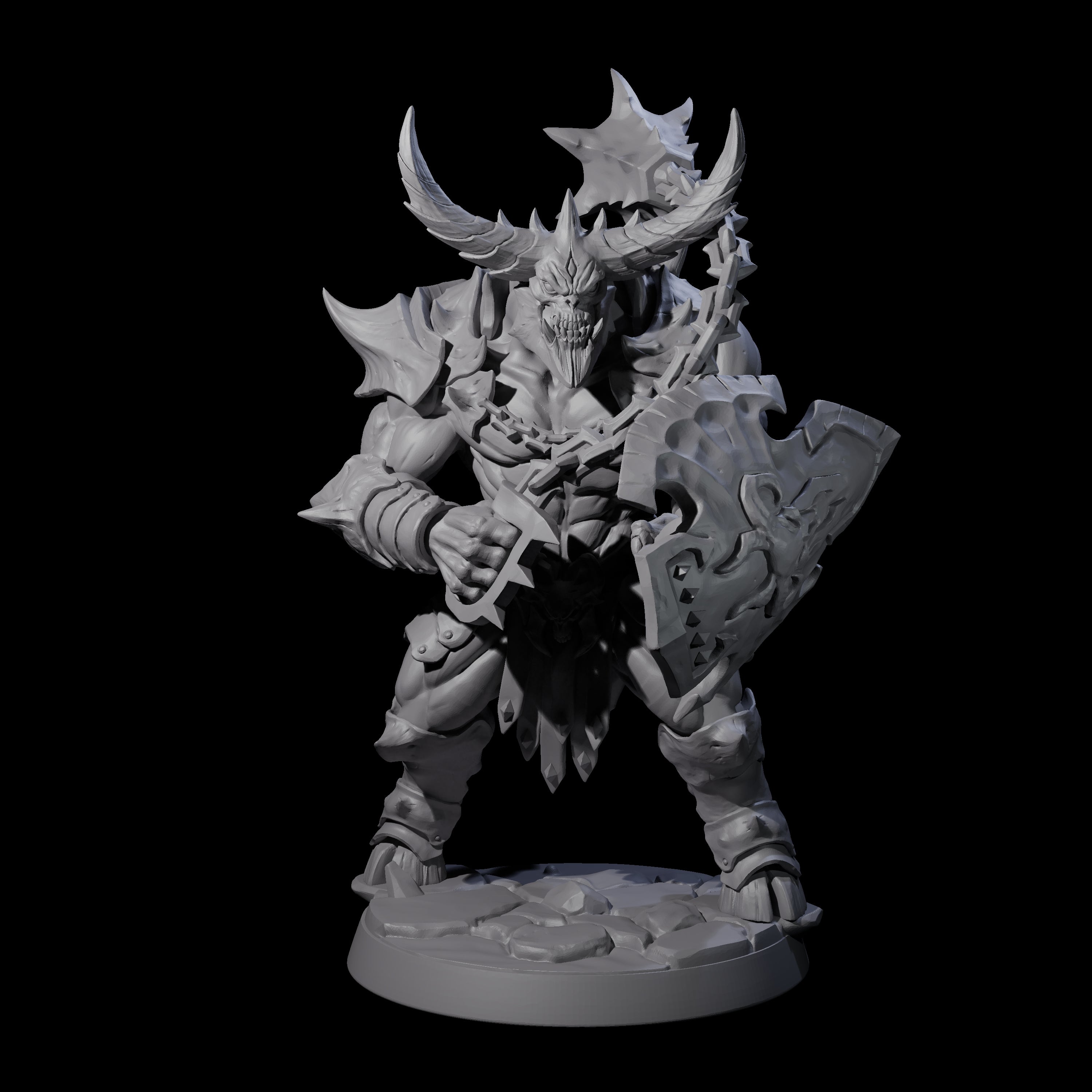 Demonic Ravager F Miniature for Dungeons and Dragons, Pathfinder or other TTRPGs
