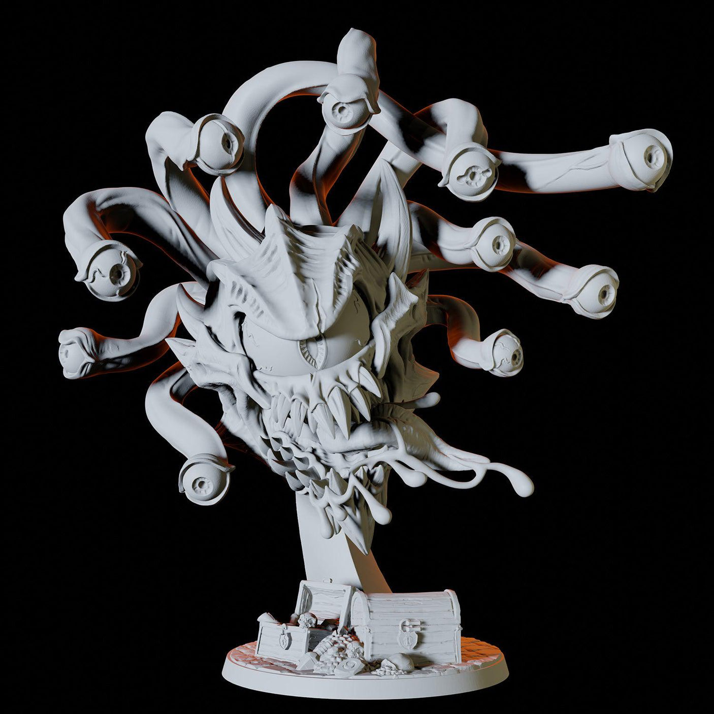 Depth Beholder Miniature for Dungeons and Dragons, Pathfinder or other TTRPGs