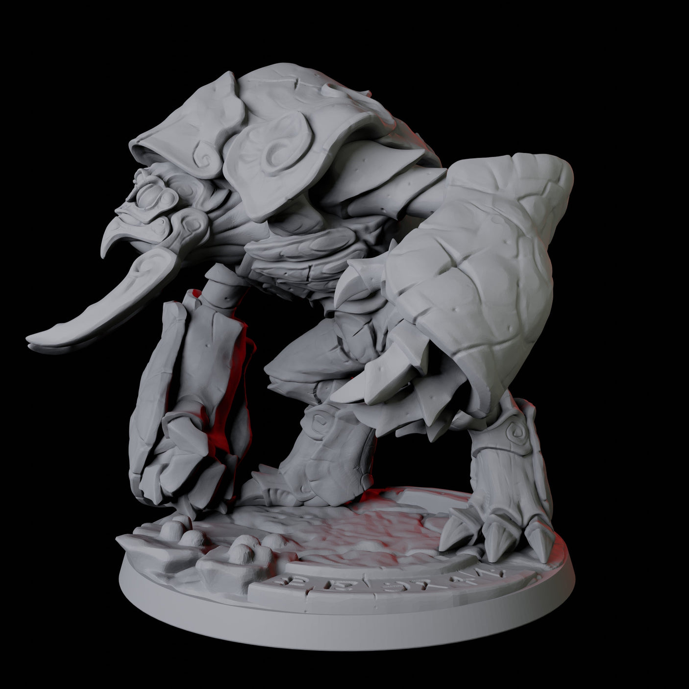 Depth Umber Hulk B Miniature for Dungeons and Dragons, Pathfinder or other TTRPGs