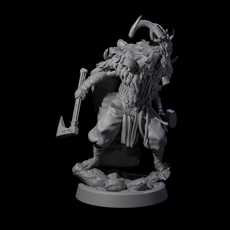 Deranged Pagan Cultist A Miniature for Dungeons and Dragons, Pathfinder or other TTRPGs
