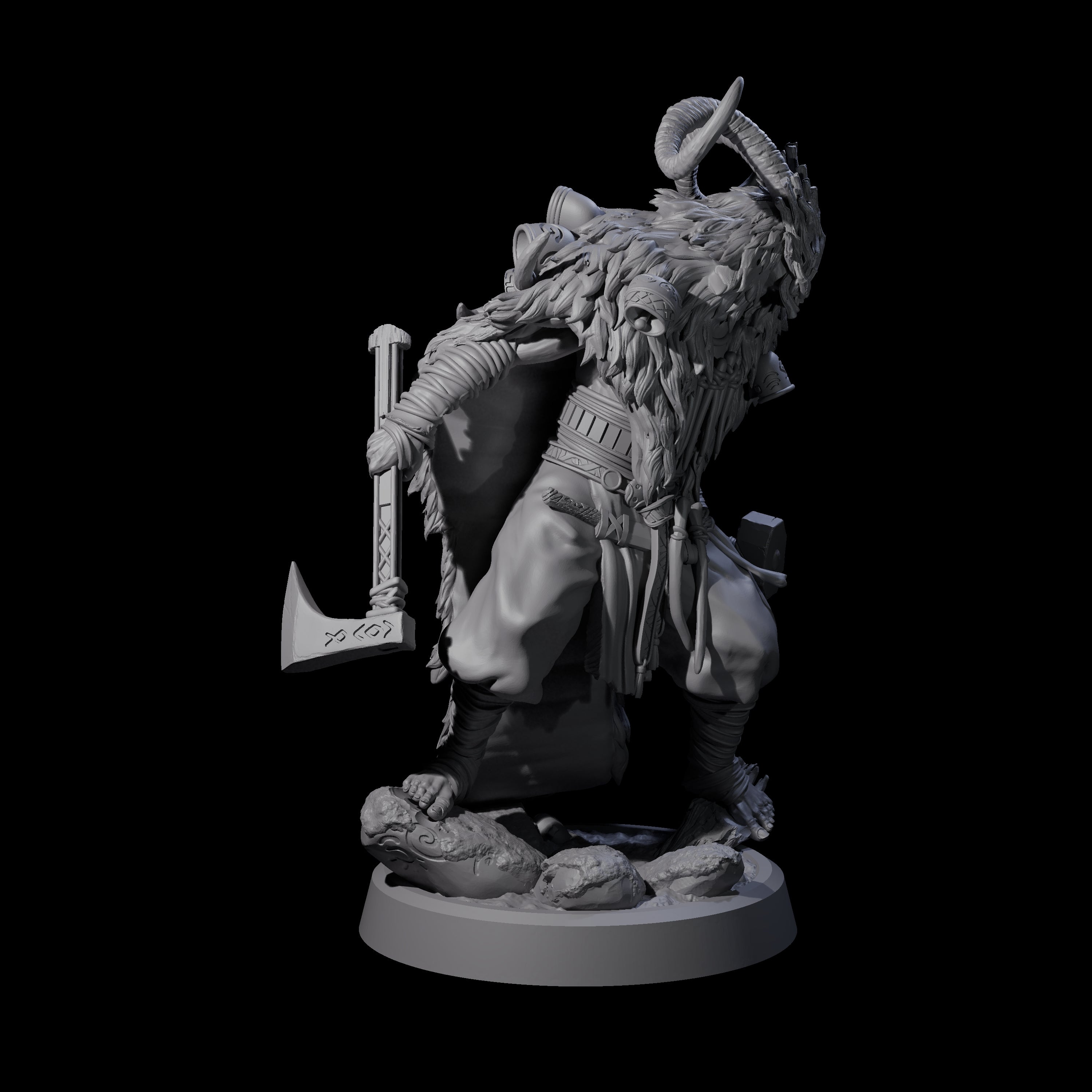 Deranged Pagan Cultist A Miniature for Dungeons and Dragons, Pathfinder or other TTRPGs
