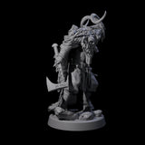 Deranged Pagan Cultist A Miniature for Dungeons and Dragons, Pathfinder or other TTRPGs