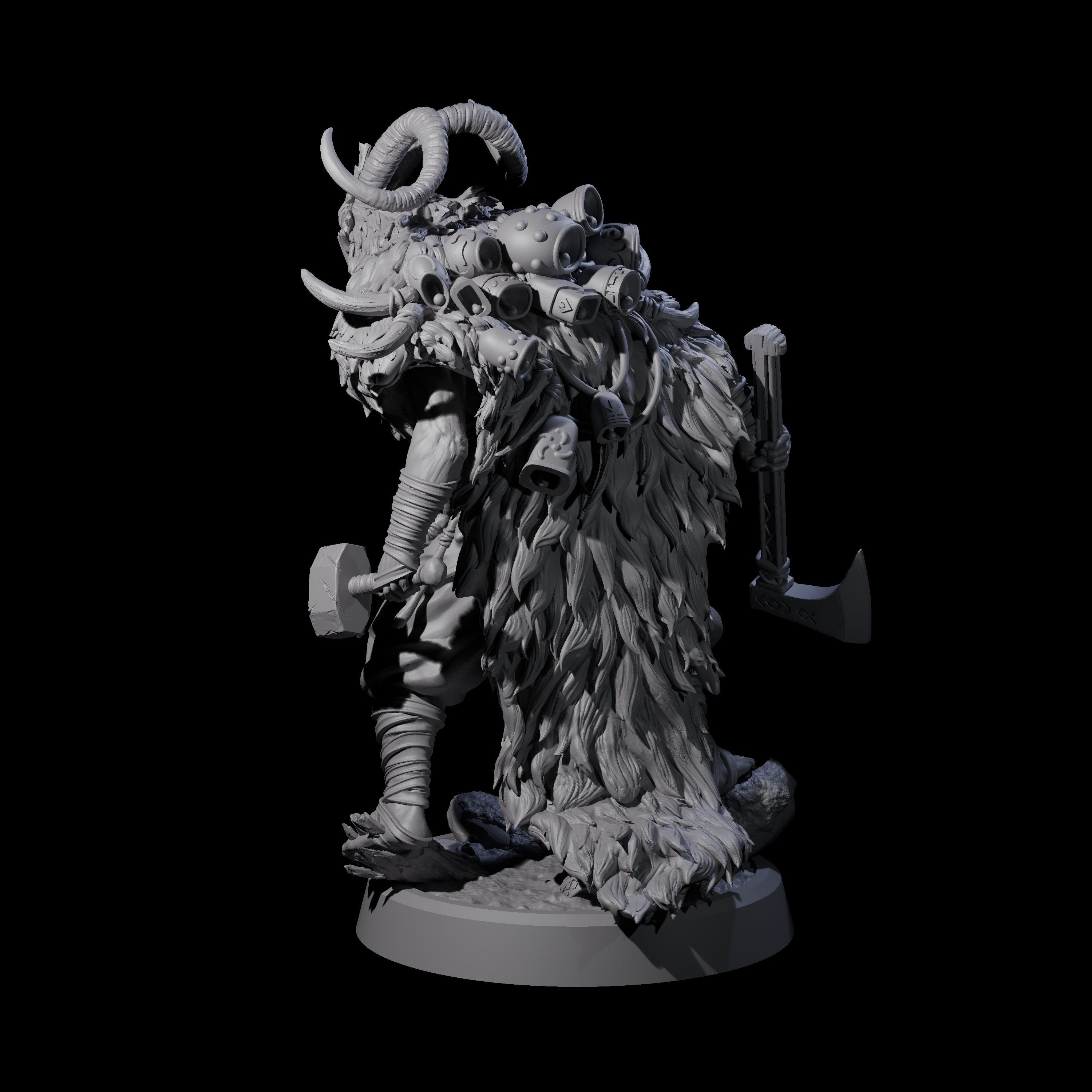 Deranged Pagan Cultist A Miniature for Dungeons and Dragons, Pathfinder or other TTRPGs