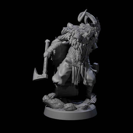 Deranged Pagan Cultist A Miniature for Dungeons and Dragons, Pathfinder or other TTRPGs