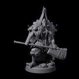 Deranged Pagan Cultist B Miniature for Dungeons and Dragons, Pathfinder or other TTRPGs