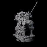 Deranged Pagan Cultist C Miniature for Dungeons and Dragons, Pathfinder or other TTRPGs
