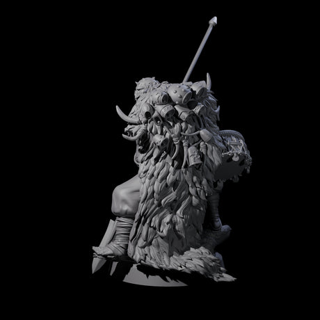 Deranged Pagan Cultist C Miniature for Dungeons and Dragons, Pathfinder or other TTRPGs