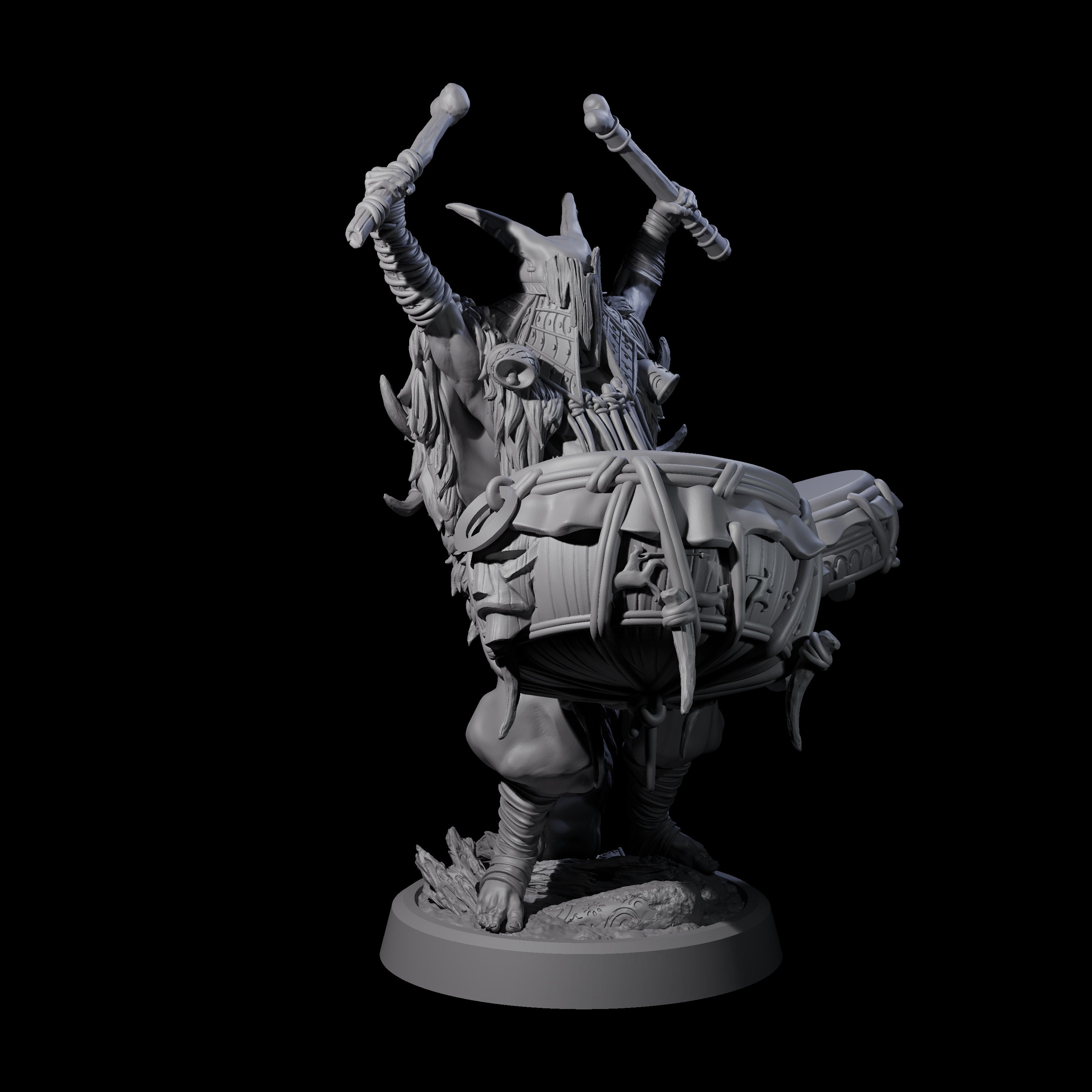 Deranged Pagan Cultist D Miniature for Dungeons and Dragons, Pathfinder or other TTRPGs