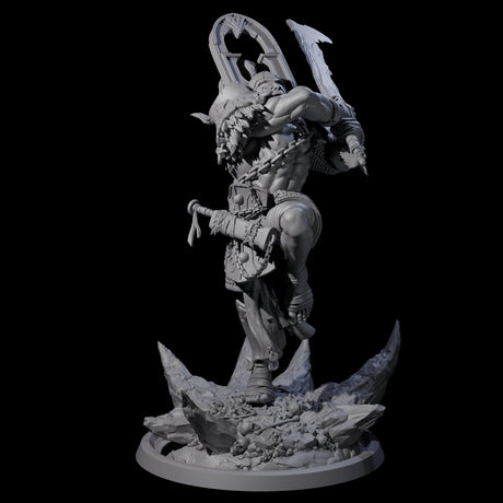 Descending Doomwalker B Miniature for Dungeons and Dragons, Pathfinder or other TTRPGs