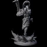 Descending Doomwalker B Miniature for Dungeons and Dragons, Pathfinder or other TTRPGs