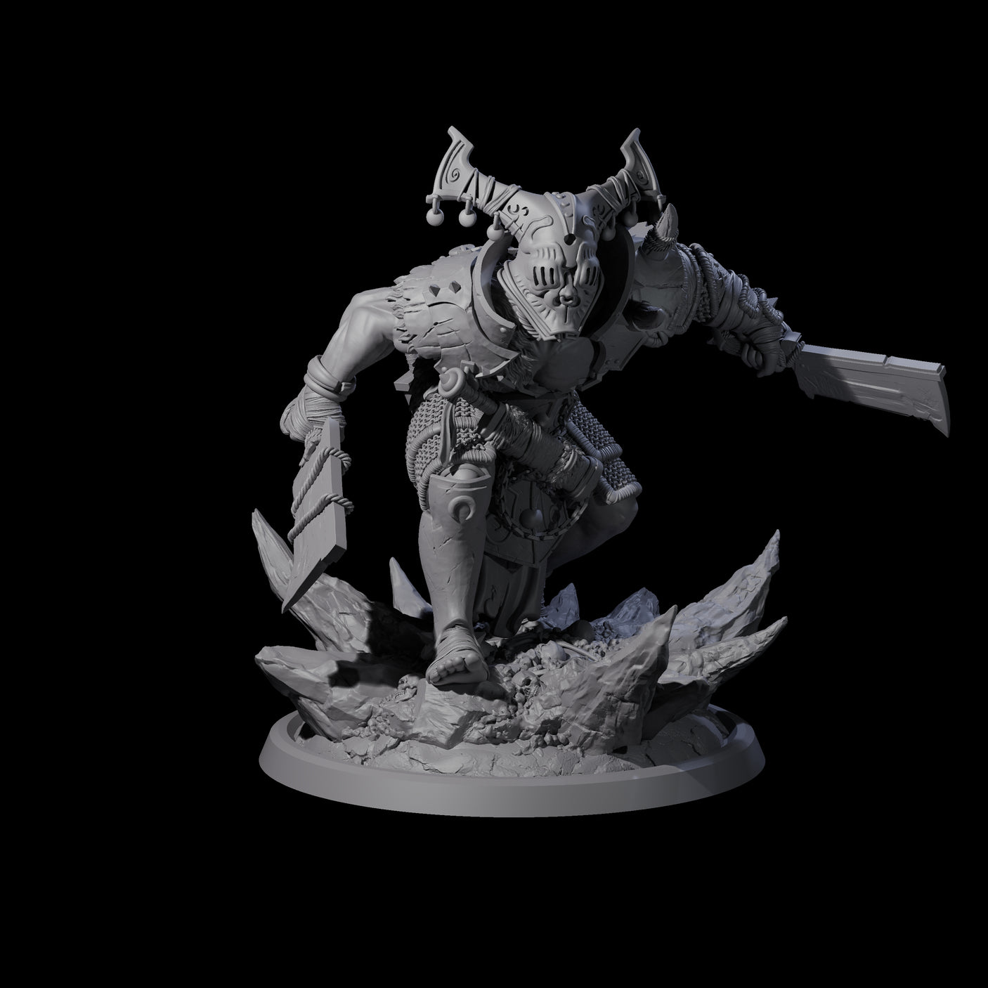 Descending Doomwalker C Miniature for Dungeons and Dragons, Pathfinder or other TTRPGs