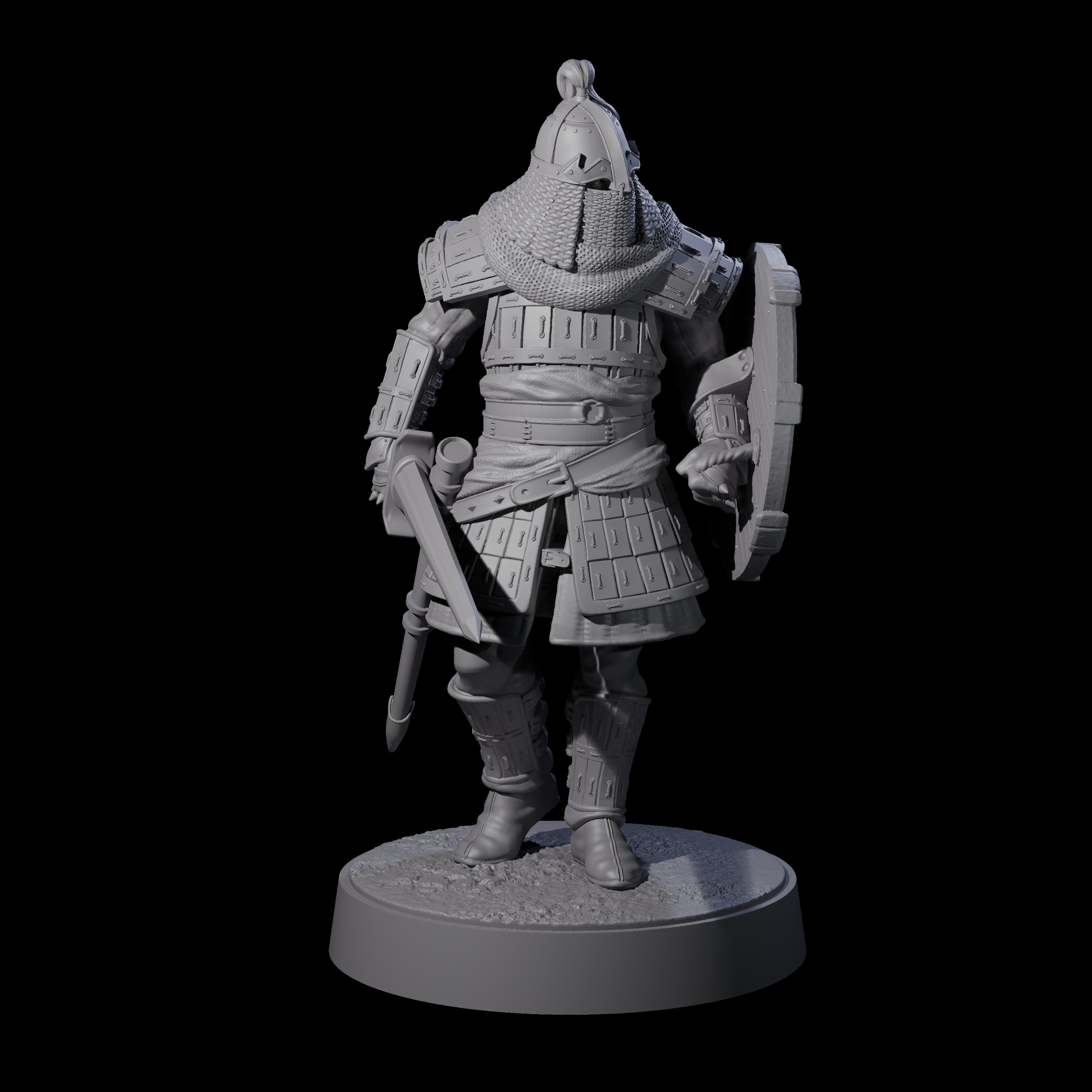 Desert Mercenary A Miniature for Dungeons and Dragons, Pathfinder or other TTRPGs