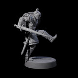 Desert Mercenary B Miniature for Dungeons and Dragons, Pathfinder or other TTRPGs