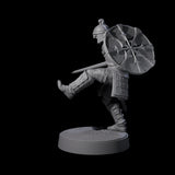 Desert Mercenary B Miniature for Dungeons and Dragons, Pathfinder or other TTRPGs