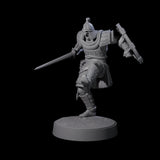 Desert Mercenary B Miniature for Dungeons and Dragons, Pathfinder or other TTRPGs
