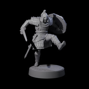 Desert Mercenary B Miniature for Dungeons and Dragons, Pathfinder or other TTRPGs