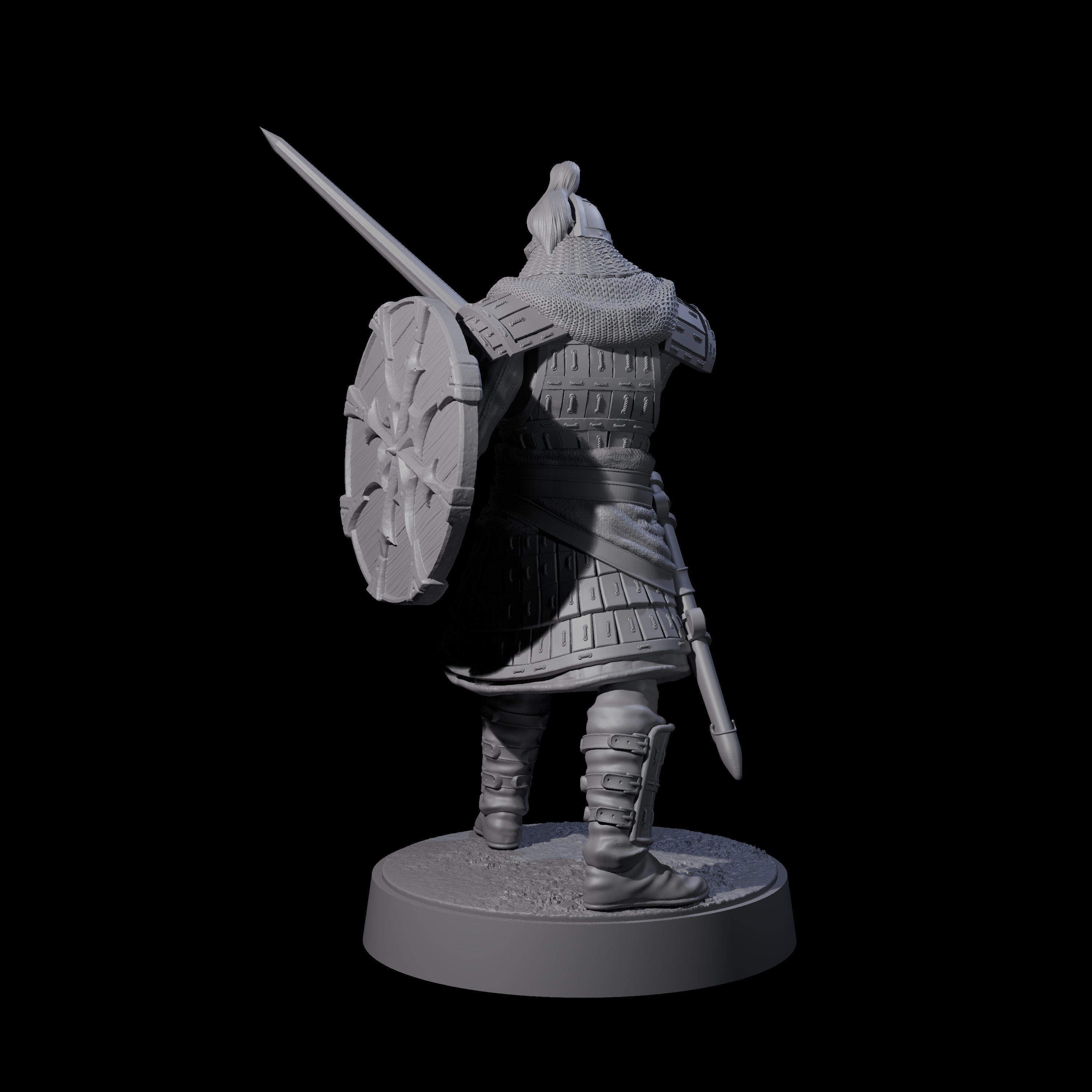 Desert Mercenary C Miniature for Dungeons and Dragons, Pathfinder or other TTRPGs
