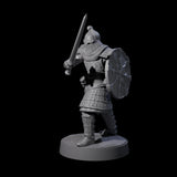 Desert Mercenary C Miniature for Dungeons and Dragons, Pathfinder or other TTRPGs