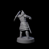 Desert Mercenary D Miniature for Dungeons and Dragons, Pathfinder or other TTRPGs