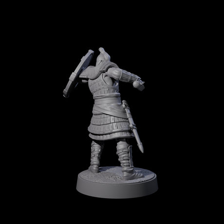 Desert Mercenary D Miniature for Dungeons and Dragons, Pathfinder or other TTRPGs