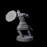 Desert Mercenary D Miniature for Dungeons and Dragons, Pathfinder or other TTRPGs