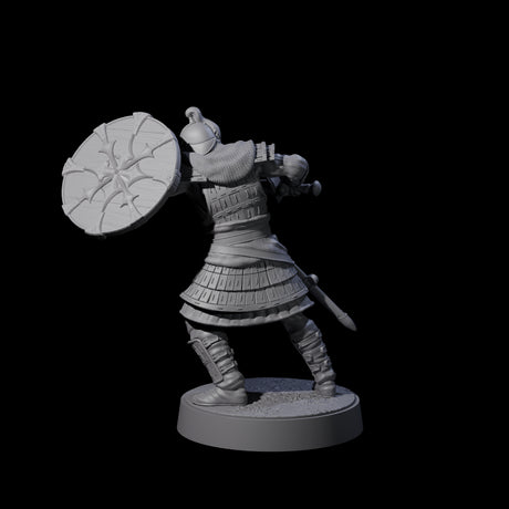 Desert Mercenary D Miniature for Dungeons and Dragons, Pathfinder or other TTRPGs