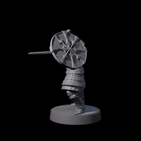 Desert Mercenary D Miniature for Dungeons and Dragons, Pathfinder or other TTRPGs