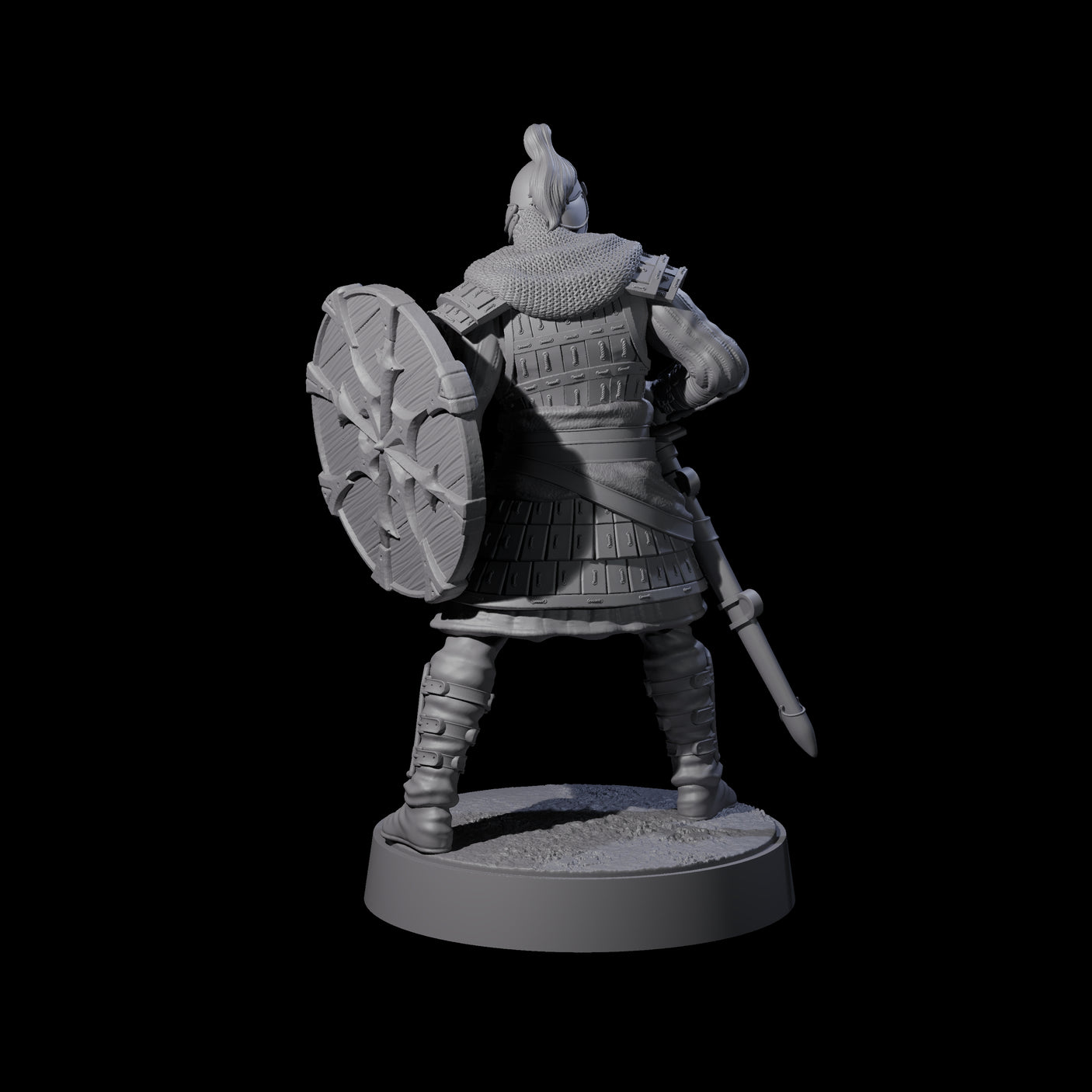 Desert Mercenary E Miniature for Dungeons and Dragons, Pathfinder or other TTRPGs