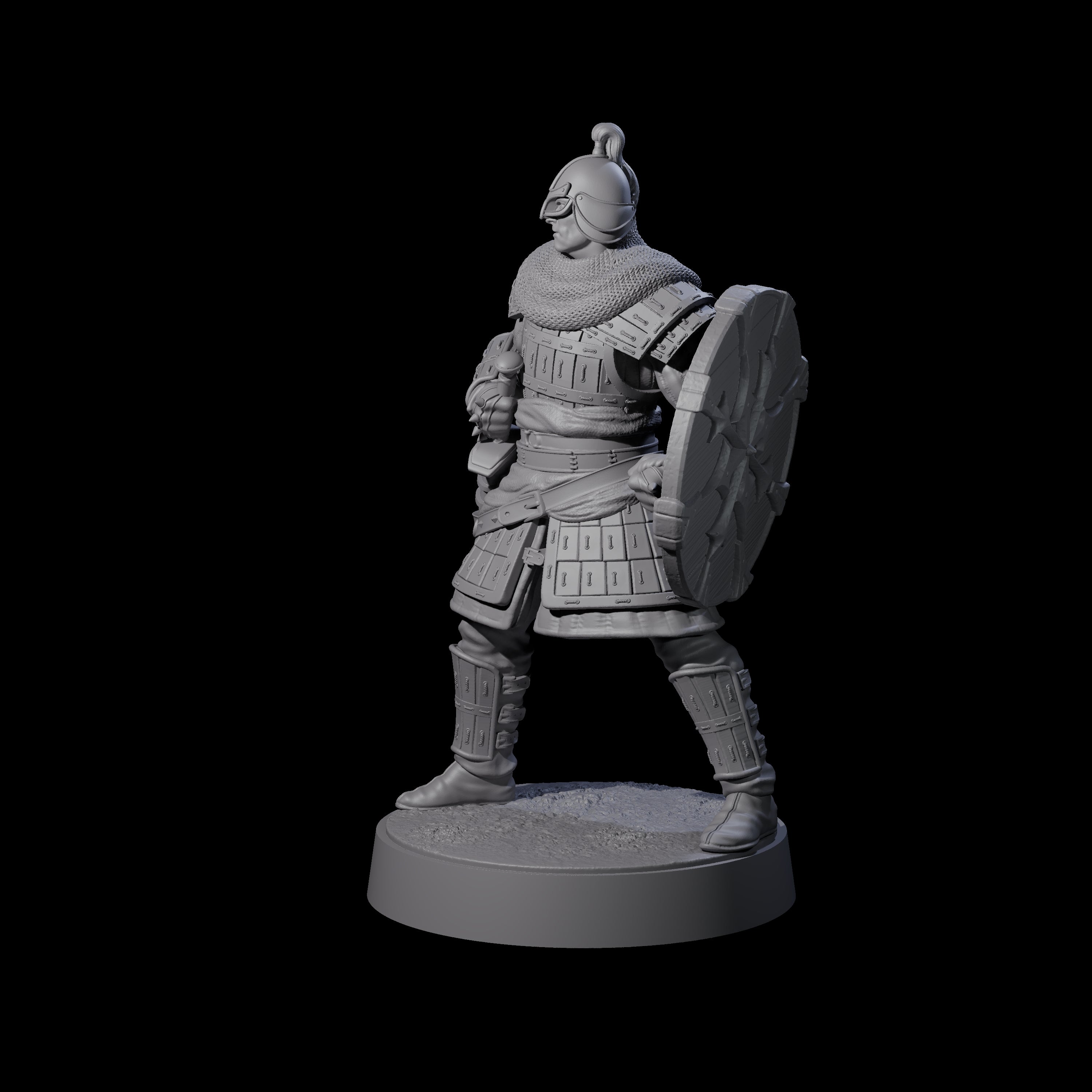 Desert Mercenary E Miniature for Dungeons and Dragons, Pathfinder or other TTRPGs