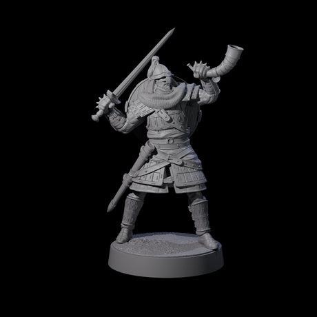 Desert Mercenary F Miniature for Dungeons and Dragons, Pathfinder or other TTRPGs
