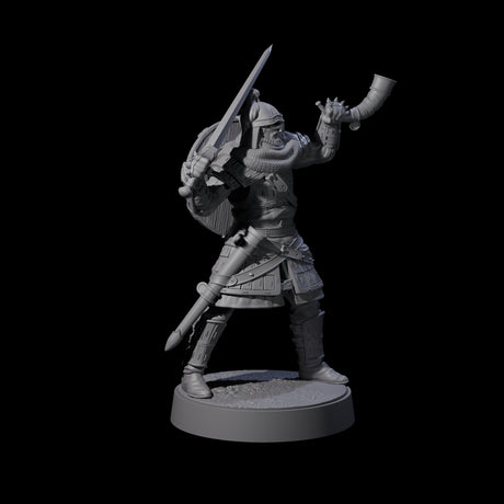 Desert Mercenary F Miniature for Dungeons and Dragons, Pathfinder or other TTRPGs