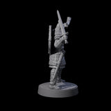 Desert Mercenary F Miniature for Dungeons and Dragons, Pathfinder or other TTRPGs