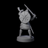 Desert Mercenary F Miniature for Dungeons and Dragons, Pathfinder or other TTRPGs