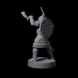 Desert Mercenary F Miniature for Dungeons and Dragons, Pathfinder or other TTRPGs
