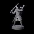 Desert Mercenary F Miniature for Dungeons and Dragons, Pathfinder or other TTRPGs