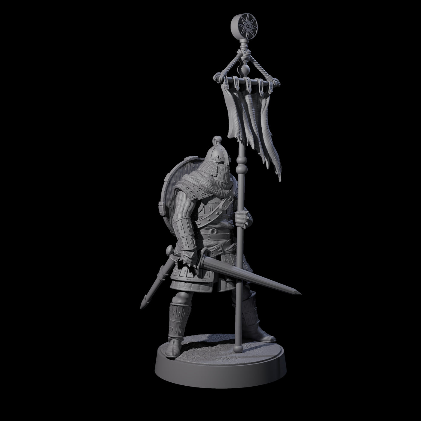 Desert Mercenary G Miniature for Dungeons and Dragons, Pathfinder or other TTRPGs