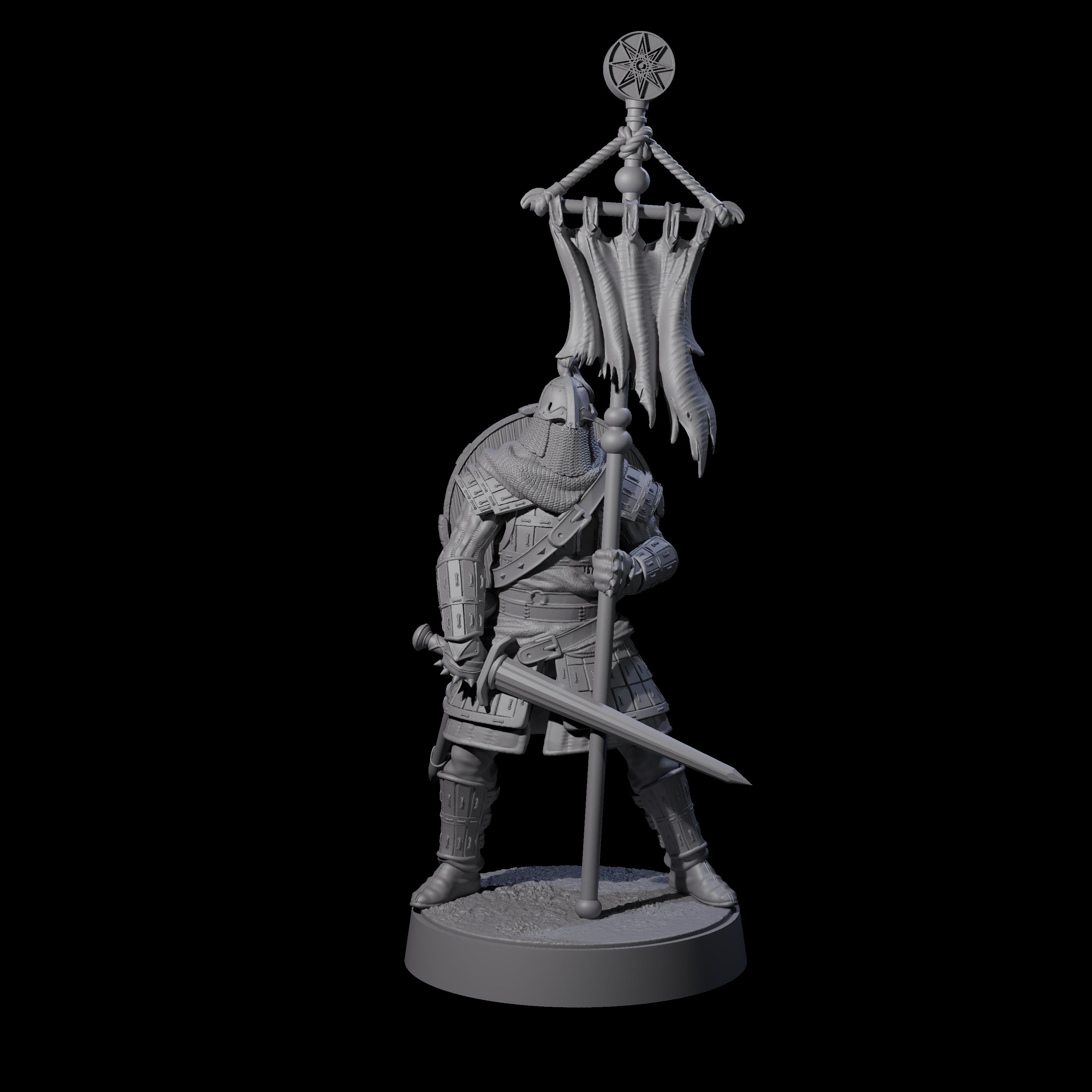 Desert Mercenary G Miniature for Dungeons and Dragons, Pathfinder or other TTRPGs