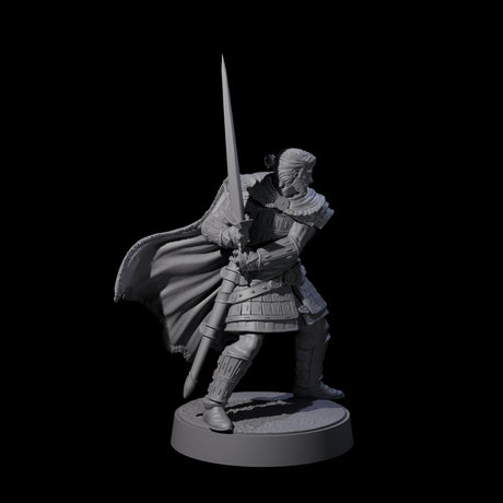 Desert Mercenary H Miniature for Dungeons and Dragons, Pathfinder or other TTRPGs