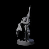 Desert Mercenary H Miniature for Dungeons and Dragons, Pathfinder or other TTRPGs