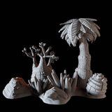 Desert Trees Miniature for Dungeons and Dragons, Pathfinder or other TTRPGs