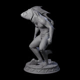 Despairing Deep One A Miniature for Dungeons and Dragons, Pathfinder or other TTRPGs