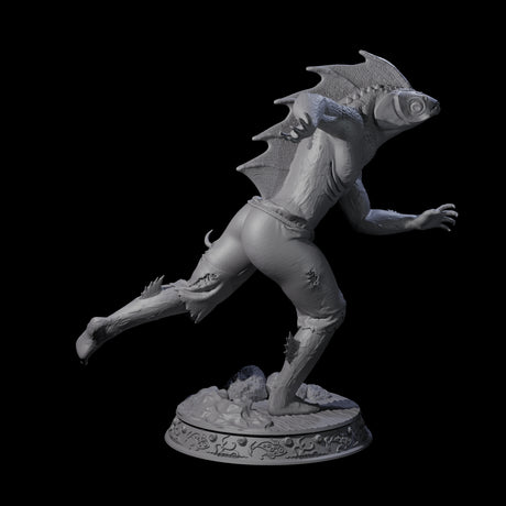 Despairing Deep One B Miniature for Dungeons and Dragons, Pathfinder or other TTRPGs