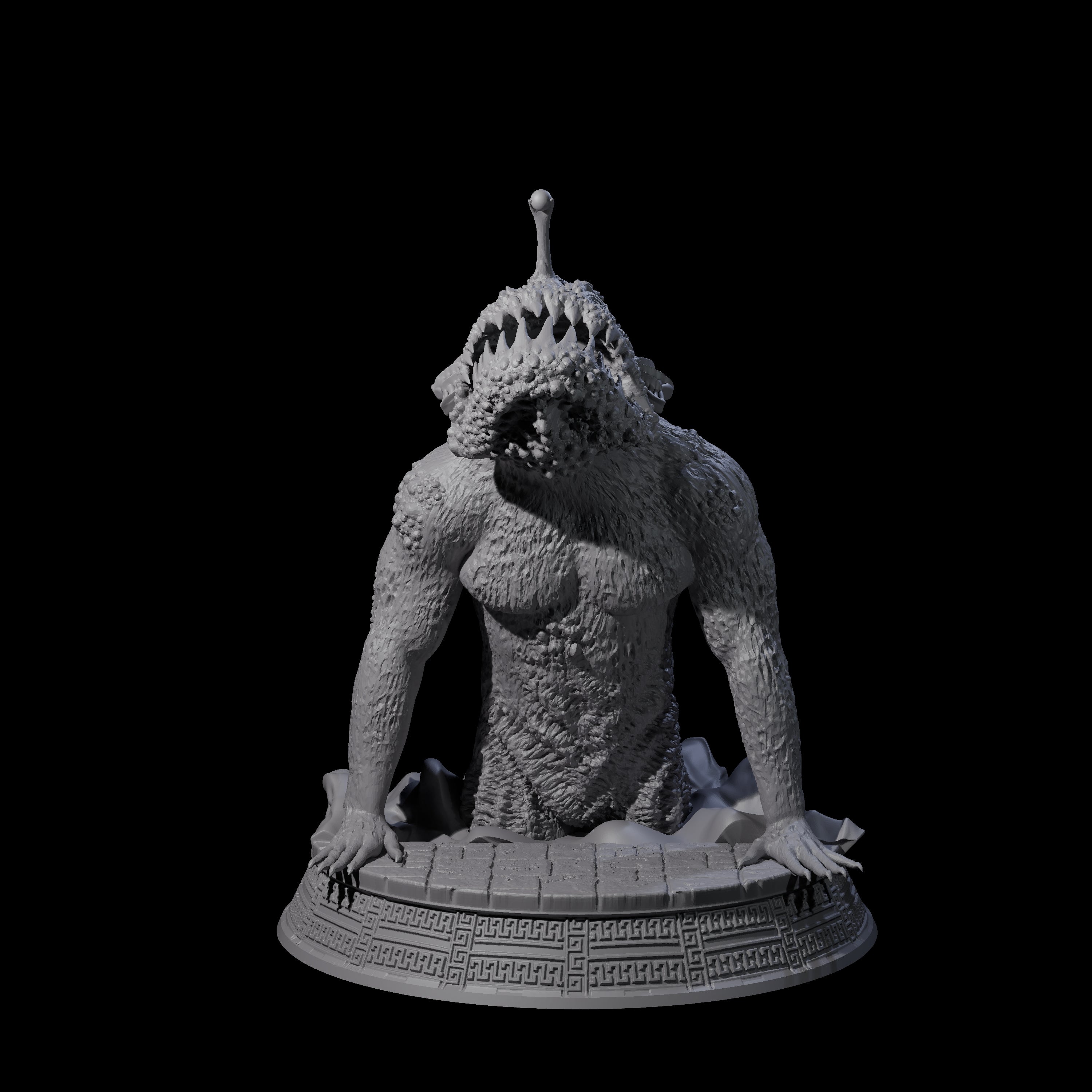 Despairing Deep One E Miniature for Dungeons and Dragons, Pathfinder or other TTRPGs