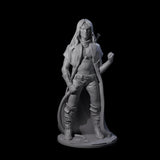 Determined Human Vampire Hunter Miniature for Dungeons and Dragons, Pathfinder or other TTRPGs