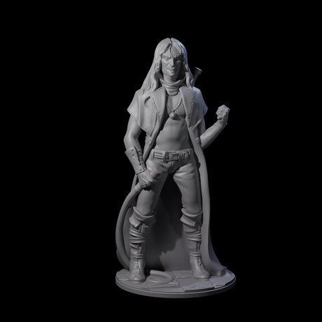 Determined Human Vampire Hunter Miniature for Dungeons and Dragons, Pathfinder or other TTRPGs