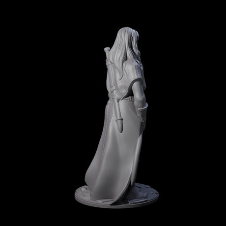 Determined Human Vampire Hunter Miniature for Dungeons and Dragons, Pathfinder or other TTRPGs