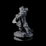 Determined Samuari Miniature for Dungeons and Dragons, Pathfinder or other TTRPGs