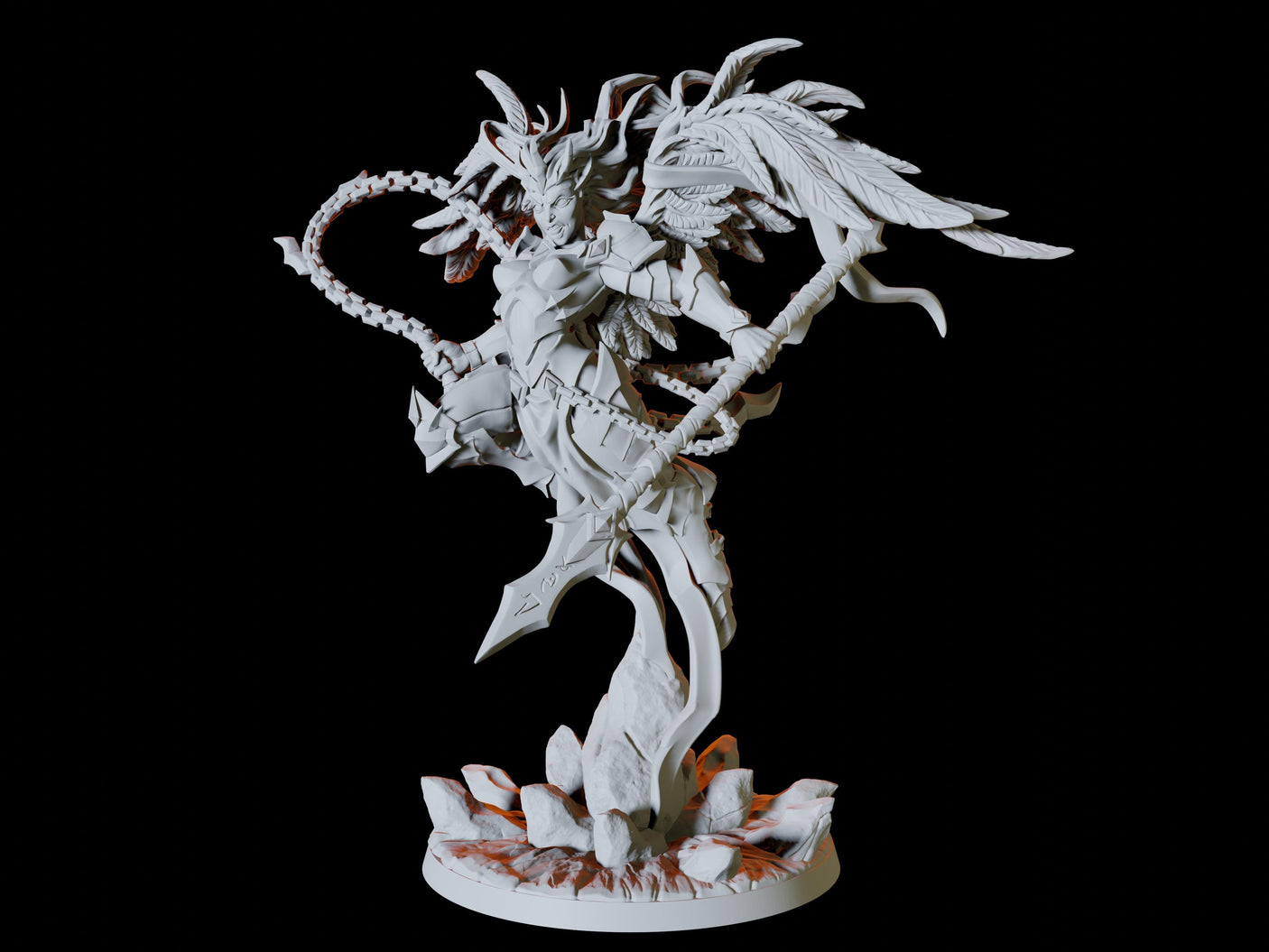 Deva, Planetar or Solar Miniature for Dungeons and Dragons, Pathfinder or other TTRPGs